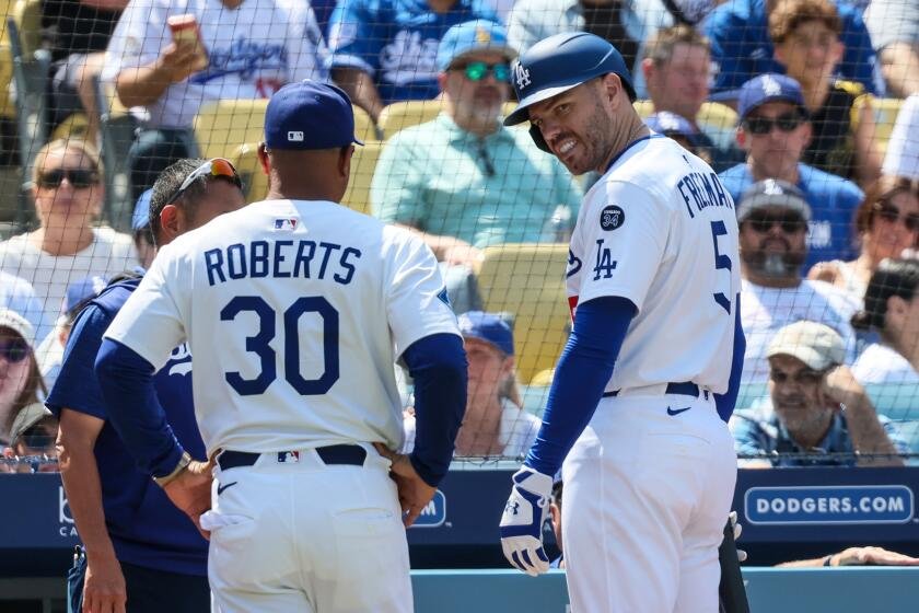 Freddie Freeman injured as Dodgers are swept by the Milwaukee Brewers, again Freddie Freeman injured as Dodgers are swept by the Milwaukee Brewers, again