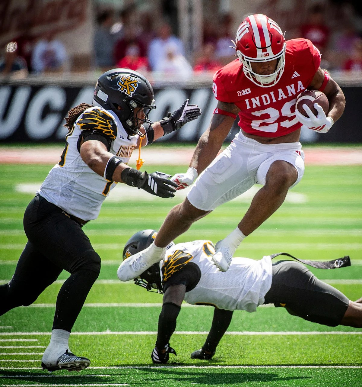 Indiana football’s ground game joins rare company with second straight 300-yard game