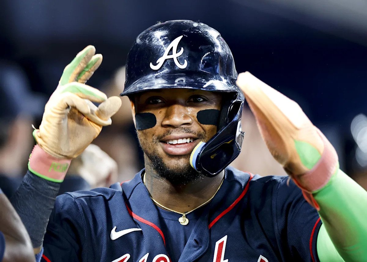 Ronald Acuña leads off for the Braves against the Nationals Ronald Acuña leads off for the Braves against the Nationals