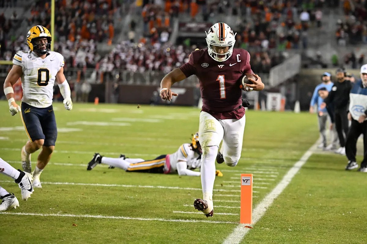 Virginia Tech defeats Cal 42-34 in double overtime