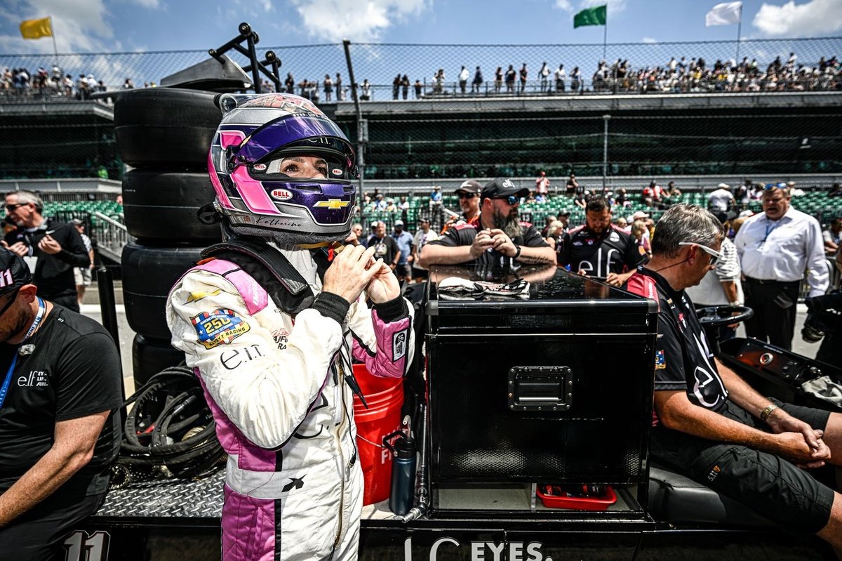 Katherine Legge’s Indy 500 Double bid hit by early Ryan Hunter-Reay crash Katherine Legge’s Indy 500 Double bid hit by early Ryan Hunter-Reay crash