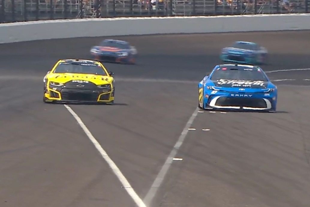Why Carson Hocevar flipped off Corey Heim and why Heim wasn’t impressed Why Carson Hocevar flipped off Corey Heim and why Heim wasn’t impressed