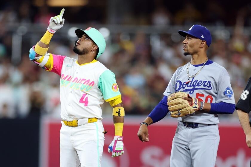Shaikin: The Padres aren’t dead, and the Dodgers have plenty to lose in baseball’s best rivalry