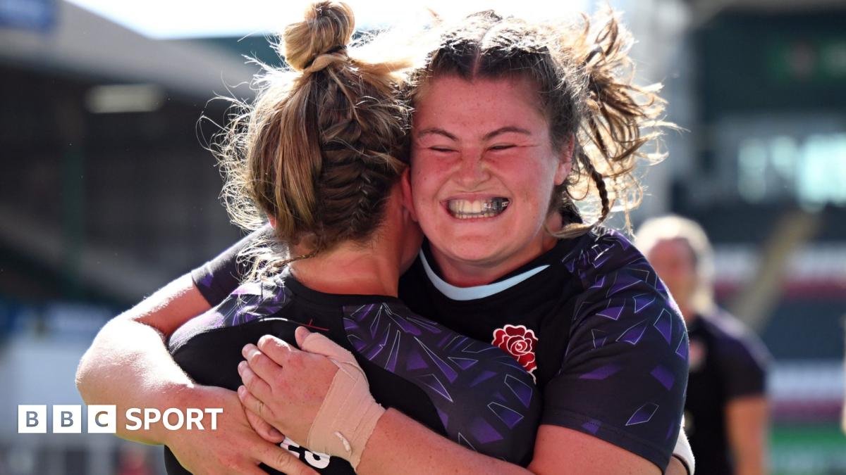 England 97-7 Spain: Red Roses win but Marlie Packer sent off