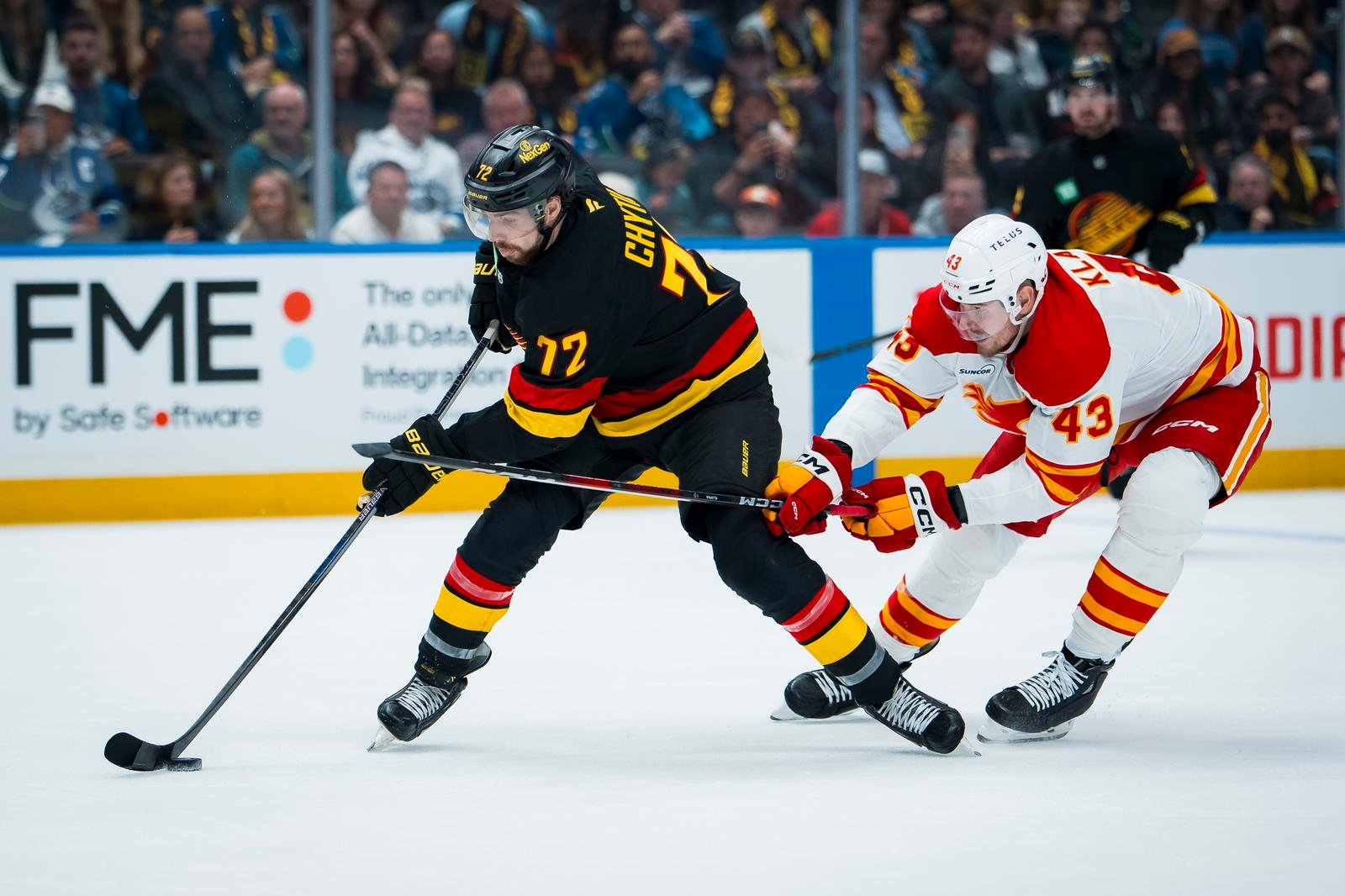 Canucks Cut Flames’ Season Opener Celebration Short With 5-1 Drubbing