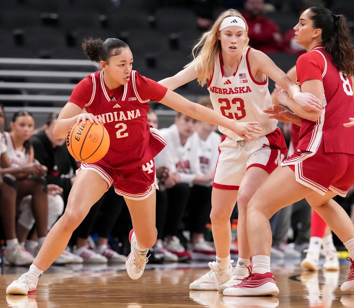 Indiana women’s basketball overcomes 20-point deficit to upset Nebraska in Big Ten tournament Indiana women’s basketball overcomes 20-point deficit to upset Nebraska in Big Ten tournament