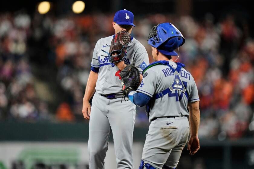 Why the Dodgers aren’t changing their slumping bullpen hierarchy yet