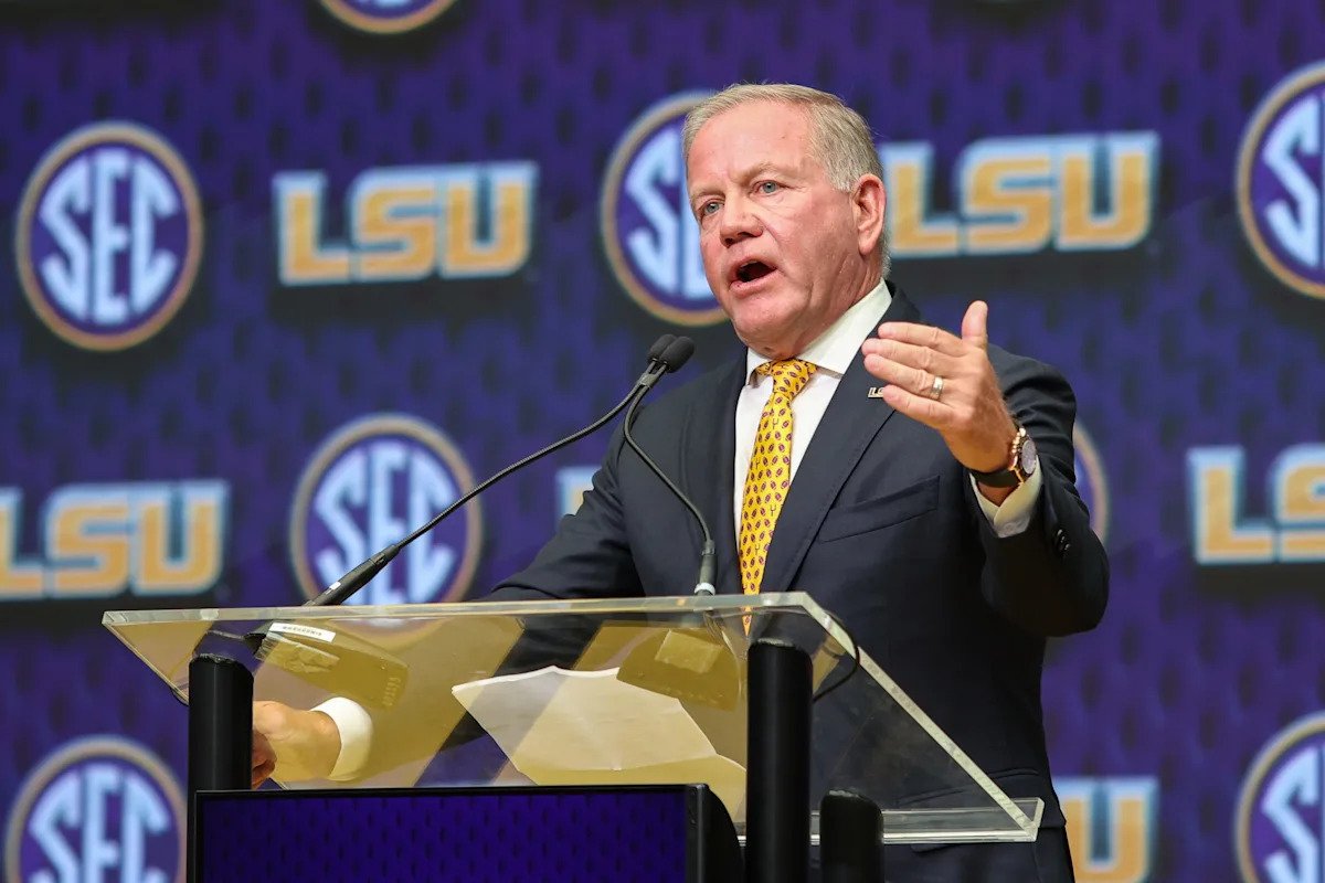 LSU head coach Brian Kelly takes jabs, calls Clemson’s Memorial Stadium ‘Death Valley Jr.’