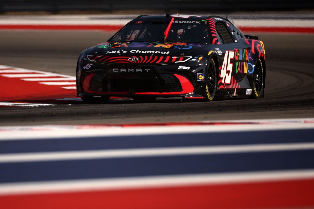 Tyler Reddick earns NASCAR Cup pole at COTA ahead of Ross Chastain Tyler Reddick earns NASCAR Cup pole at COTA ahead of Ross Chastain