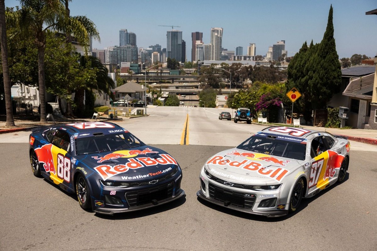 Red Bull reveals dual San Diego paint schemes for Van Gisbergen and Zilisch Red Bull reveals dual San Diego paint schemes for Van Gisbergen and Zilisch