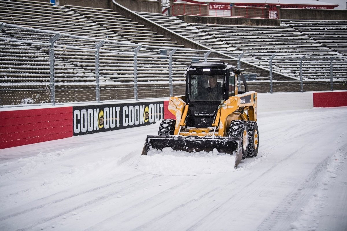 NASCAR Clash at Bowman Gray postponed once again after historic snowfall NASCAR Clash at Bowman Gray postponed once again after historic snowfall