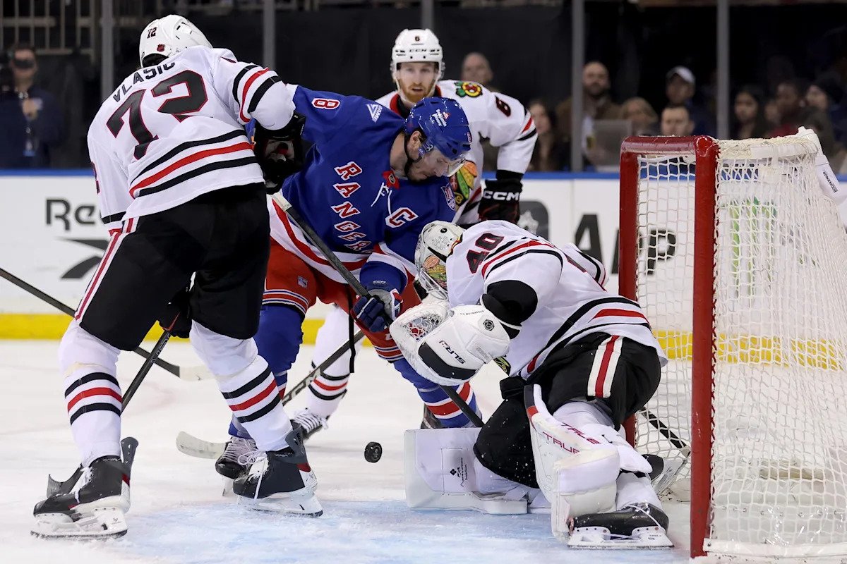 Blackhawks Routed By Rangers 6-1 At Madison Square Garden On Friday Blackhawks Routed By Rangers 6-1 At Madison Square Garden On Friday