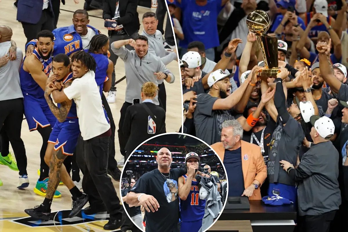 Knicks let loose in championship festivities after months of hypnotic focus and resiliency Knicks let loose in championship festivities after months of hypnotic focus and resiliency