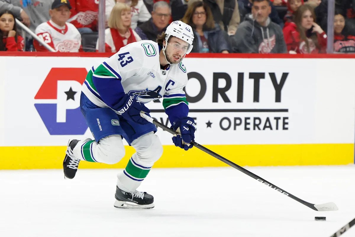 NHL Insider: Red Wings’ Nate Danielson Likely Apart Of Trade For Canucks’ Quinn Hughes NHL Insider: Red Wings’ Nate Danielson Likely Apart Of Trade For Canucks’ Quinn Hughes