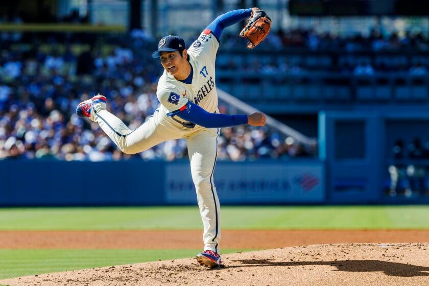 Shaikin: The NFL has committed players to the L.A. Olympics. So why hasn’t MLB? Shaikin: The NFL has committed players to the L.A. Olympics. So why hasn’t MLB?