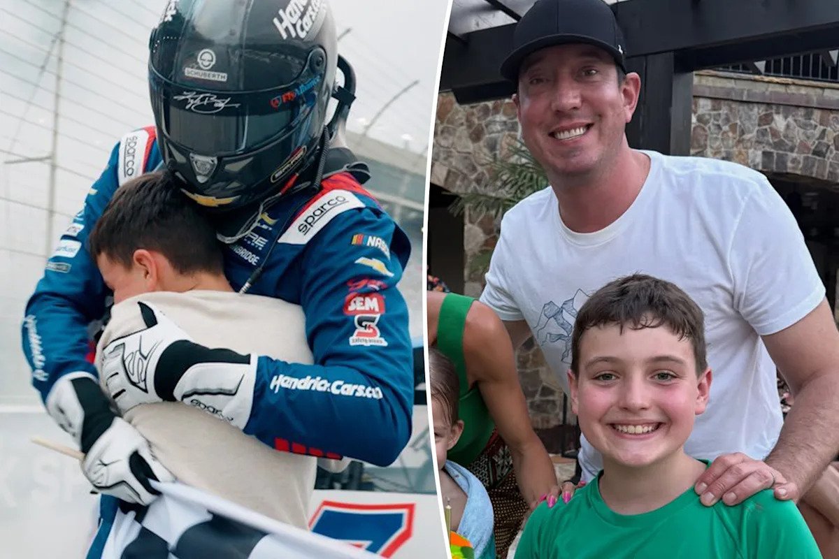 Brexton Busch heartbreakingly updates profile picture to hugging photo with father Kyle Busch Brexton Busch heartbreakingly updates profile picture to hugging photo with father Kyle Busch