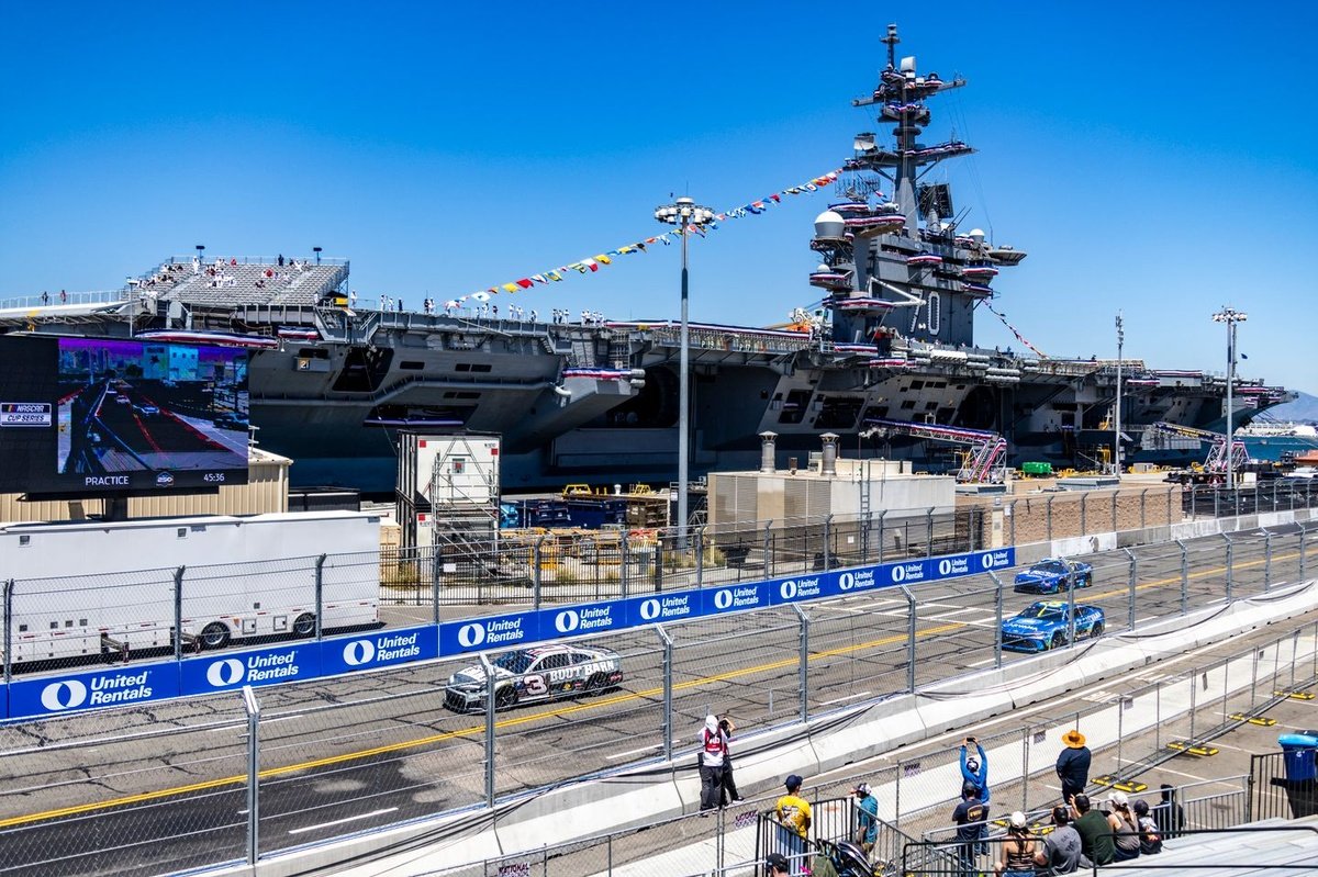 First impressions of naval base street course from NASCAR Cup stars First impressions of naval base street course from NASCAR Cup stars