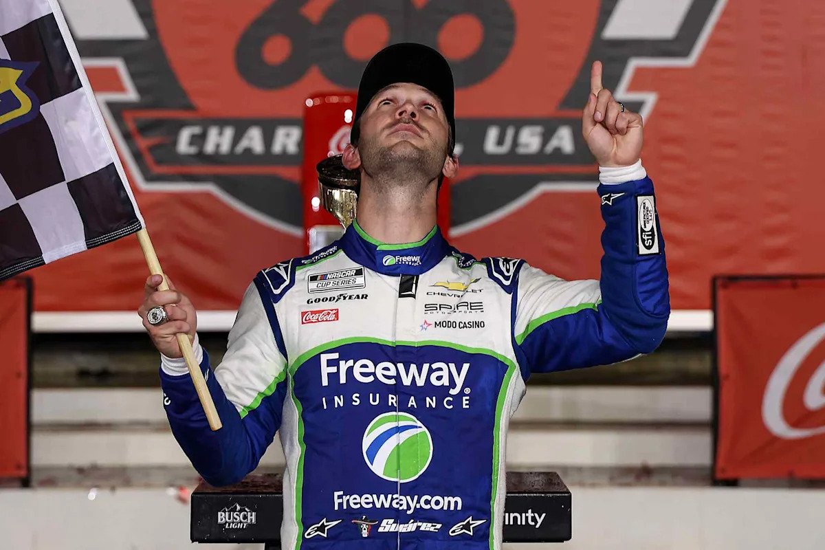 Daniel Suárez Honors Late Kyle Busch with Heartfelt Tribute After Emotional Coca-Cola 600 Victory Daniel Suárez Honors Late Kyle Busch with Heartfelt Tribute After Emotional Coca-Cola 600 Victory
