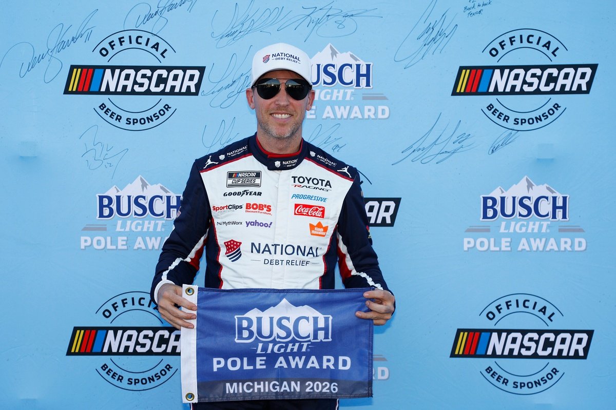 NASCAR Cup Michigan starting lineup: Denny Hamlin snags pole, but will start from rear NASCAR Cup Michigan starting lineup: Denny Hamlin snags pole, but will start from rear