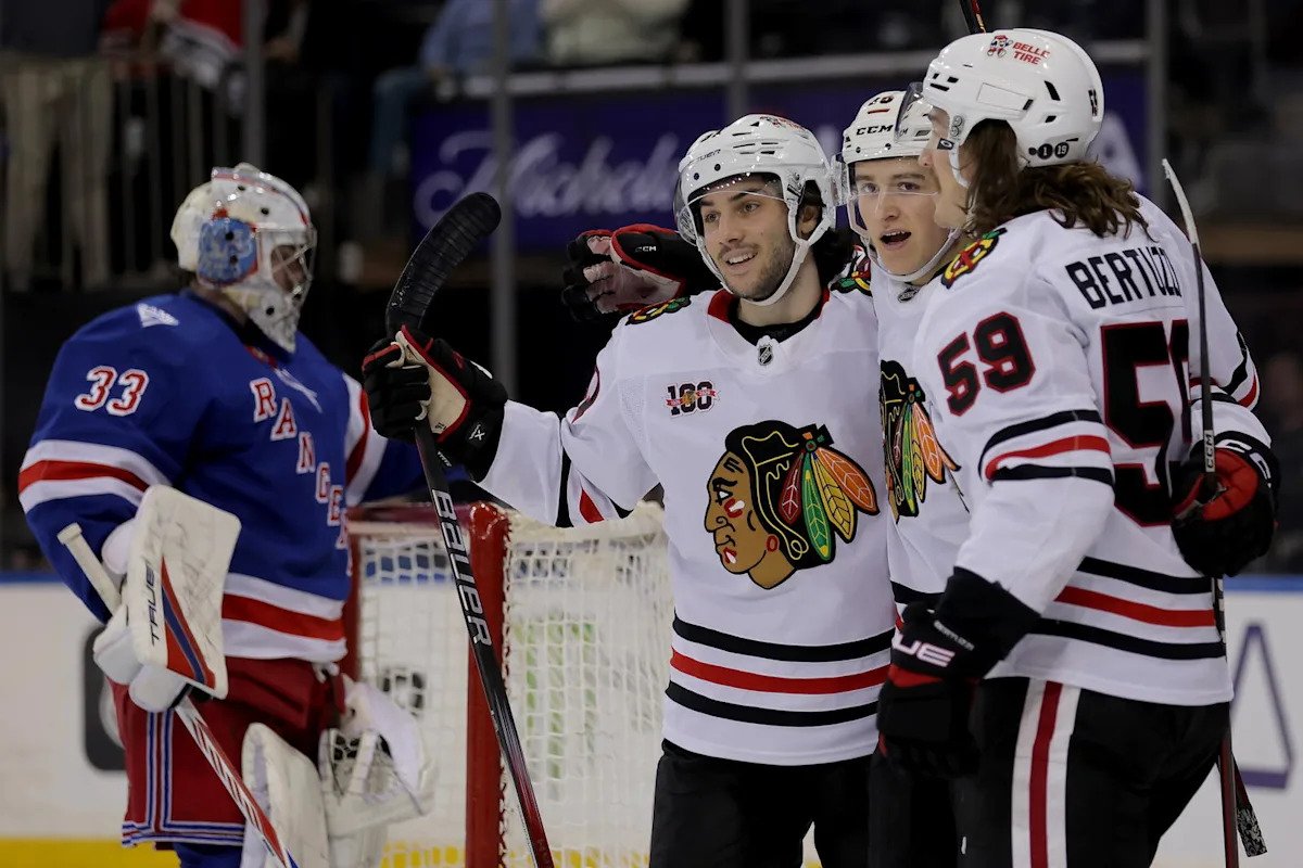 Nick Lardis Is A Bright Spot On Dark Blackhawks Stretch Nick Lardis Is A Bright Spot On Dark Blackhawks Stretch