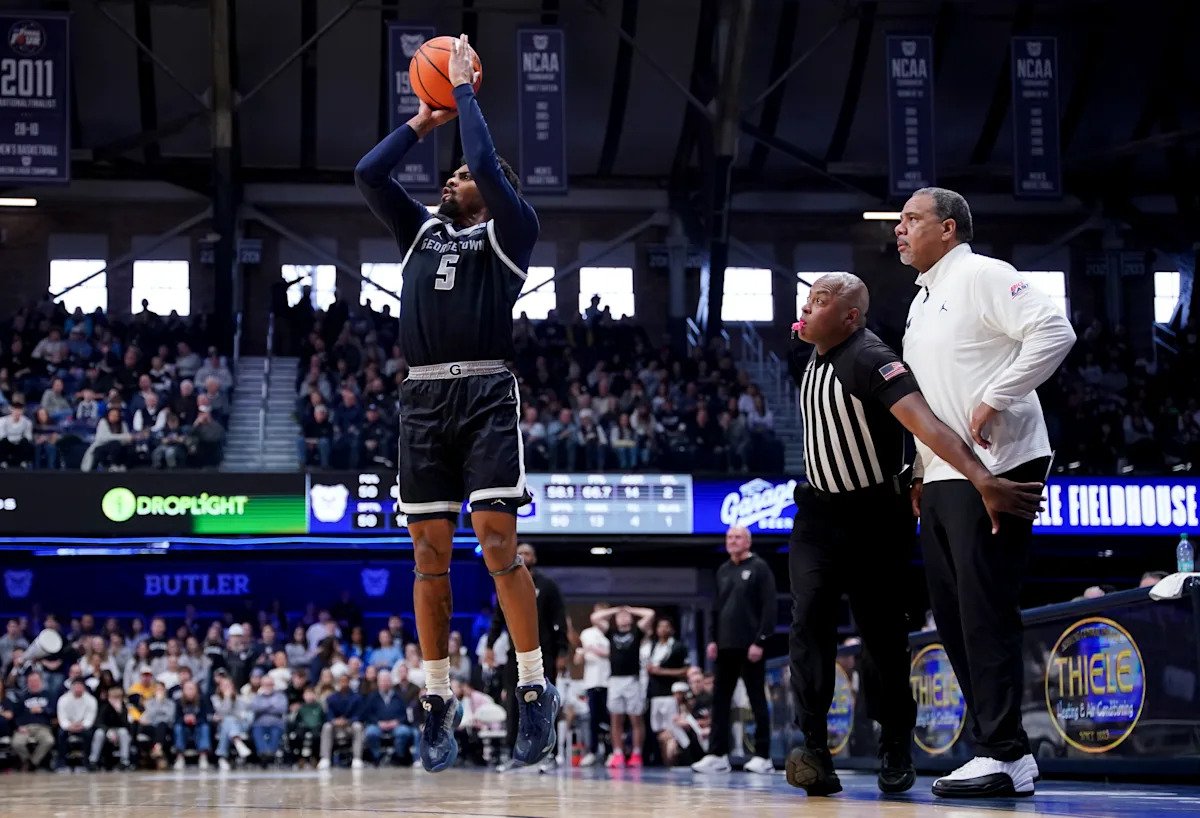HINKLE MAGIC: Georgetown Defeats Butler, 77-64, for Third Win in a Row HINKLE MAGIC: Georgetown Defeats Butler, 77-64, for Third Win in a Row