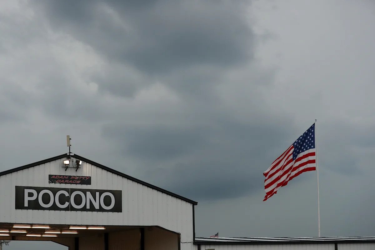 NASCAR Pocono race time moved up, Sunday weather forecast update NASCAR Pocono race time moved up, Sunday weather forecast update