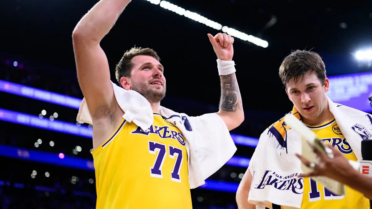 James praises Doncic after overtime Lakers winner James praises Doncic after overtime Lakers winner