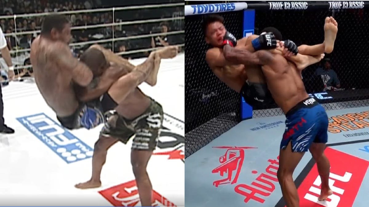 ‘Rampage’ Jackson reacts to UFCs Elijah Smith recreating epic slam KO