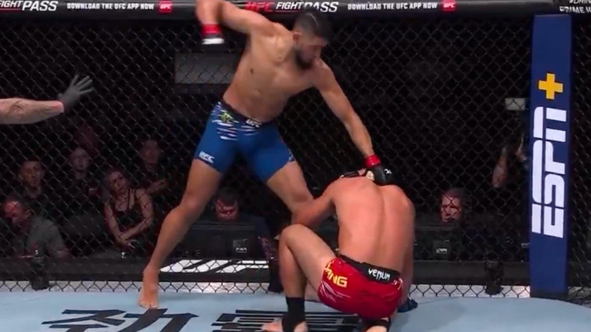 UFC Shanghai ends with hyped Chinese star TKO’d and limping
