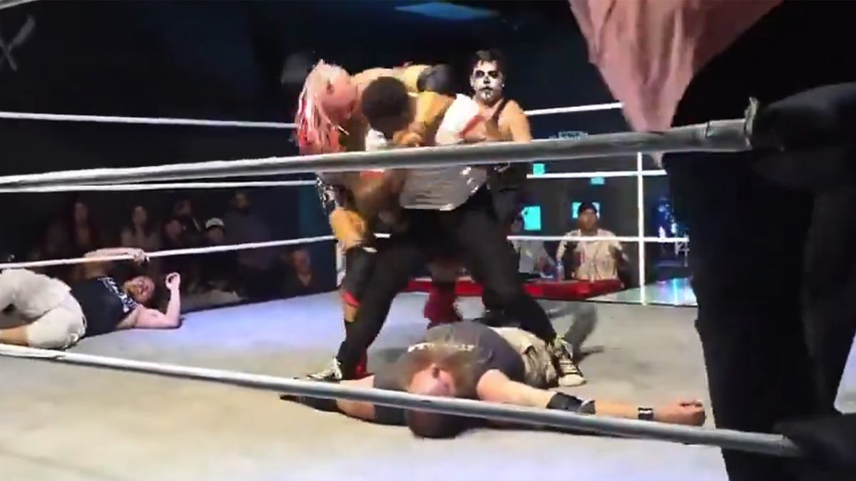 ‘Rampage’ Jackson’s son Raja drops blindside attack on pro wrestler