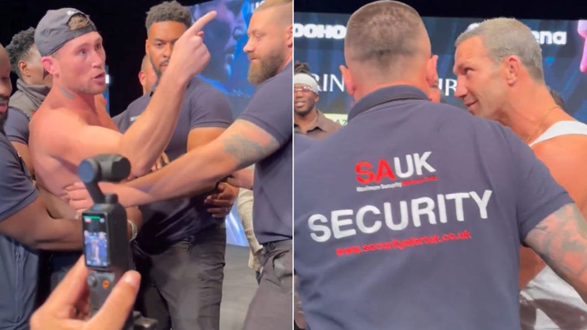 UFC veterans have wild faceoff before fight UFC veterans have wild faceoff before fight