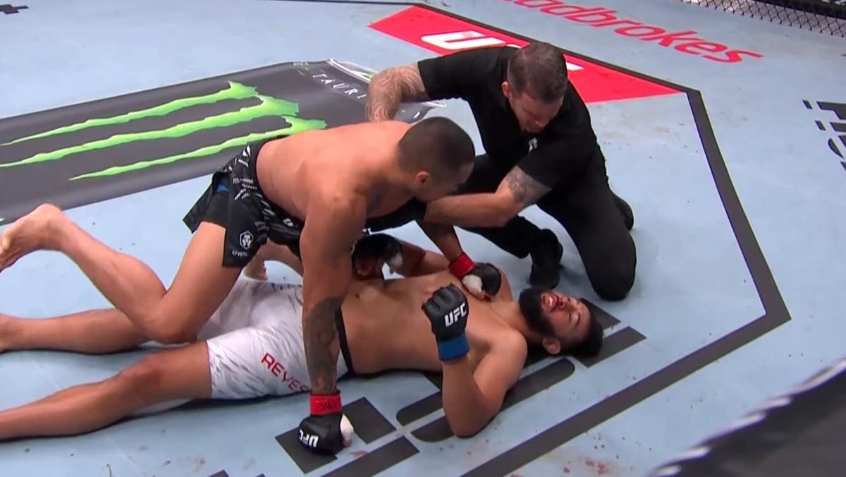 Fighters react to Carlos Ulberg’s KO of Dominick Reyes