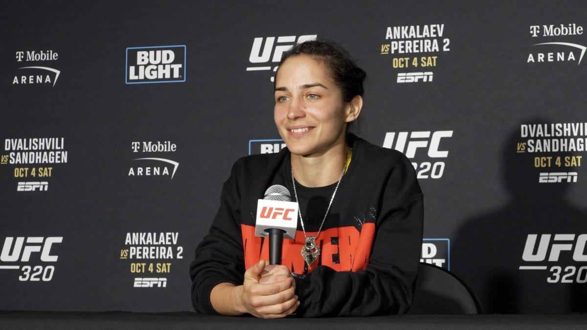 UFC 320 backstage post-fight interviews with winners