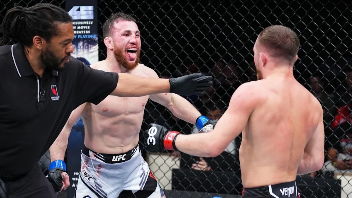 Merab Dvalishvili’s coach rips Petr Yan’s excuses with rematch looming