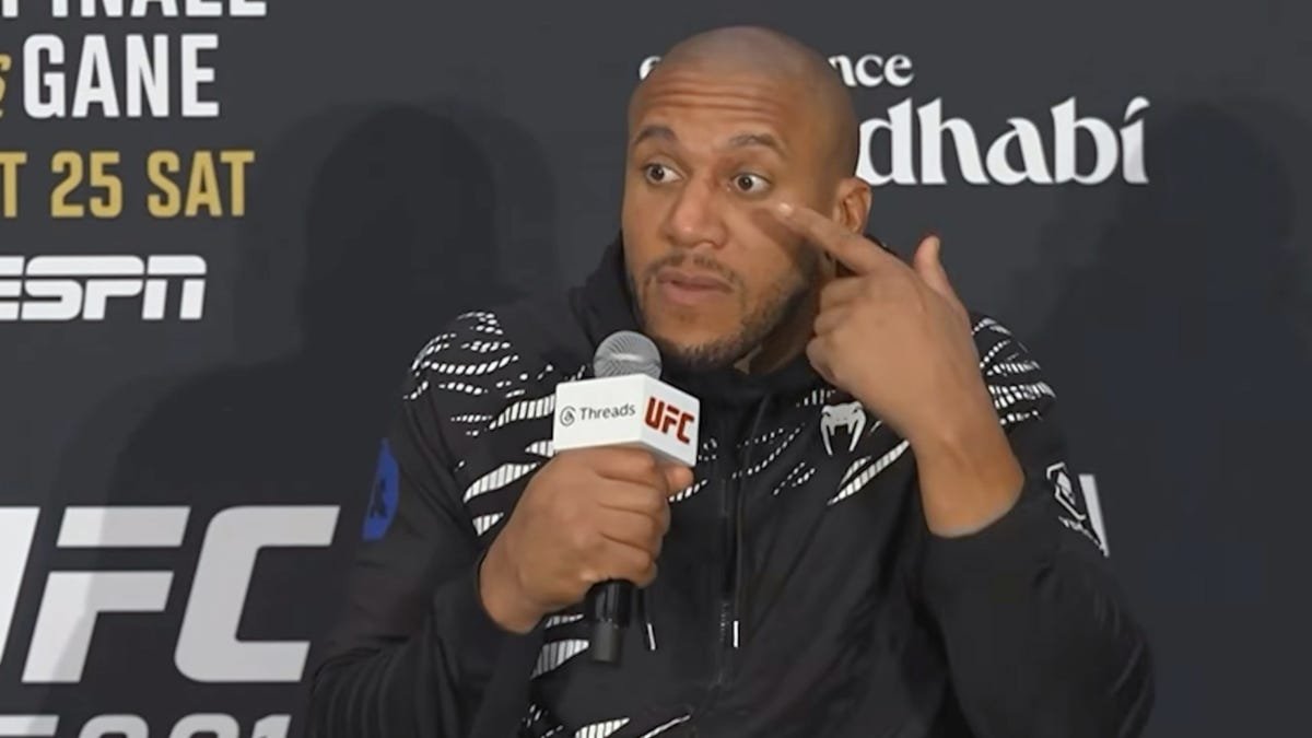 Ciryl Gane denies UFC 321 eye poke was intentional