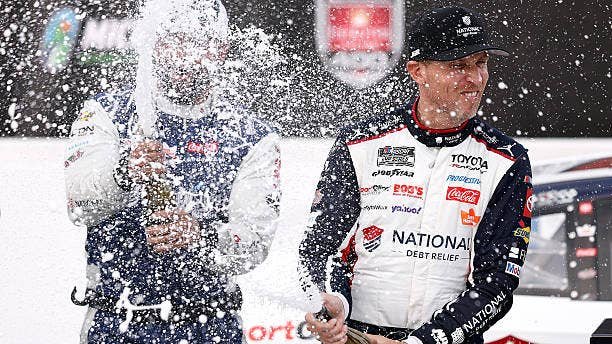Denny Hamlin Celebrates Back-to-Back NASCAR Wins and Career-Best Performance Denny Hamlin Celebrates Back-to-Back NASCAR Wins and Career-Best Performance