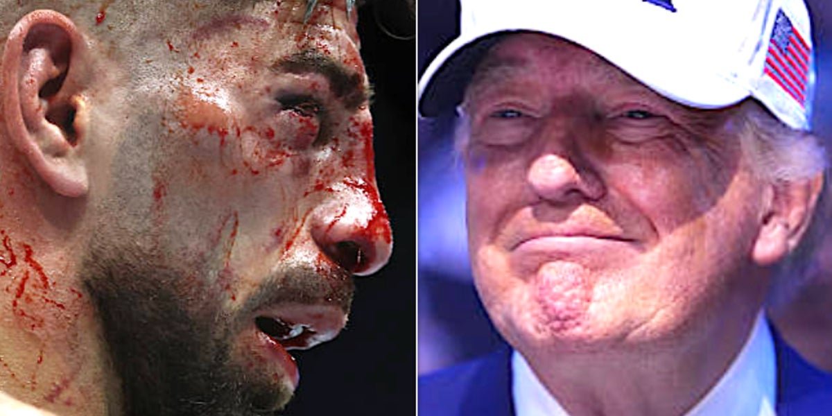 ‘Ultra-Violent’ Fight Of The Night Ends In Bloody Mess As Trump Watches ‘Ultra-Violent’ Fight Of The Night Ends In Bloody Mess As Trump Watches