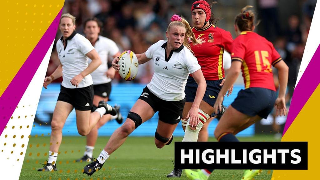 Defending champions New Zealand start with win over spirited Spain