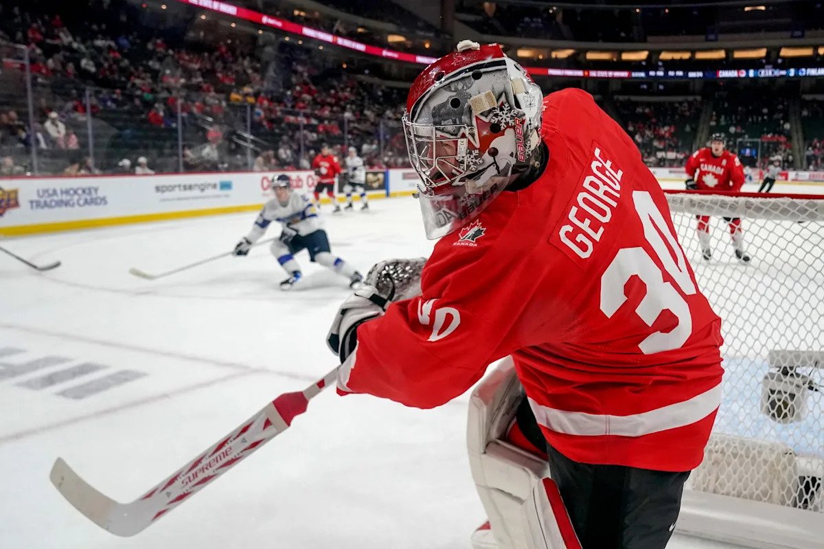 WATCH: Kings Prospect Carter George Scores Goalie Goal In OHL WATCH: Kings Prospect Carter George Scores Goalie Goal In OHL