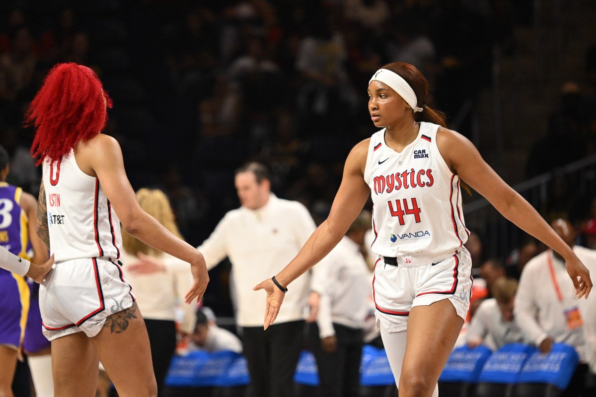 Former WNBA Star Loses Mystics Record to Kiki Iriafen Former WNBA Star Loses Mystics Record to Kiki Iriafen