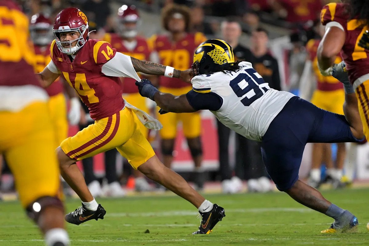 Michigan football tumbles out of top 25 after west coast meltdown vs. USC Michigan football tumbles out of top 25 after west coast meltdown vs. USC