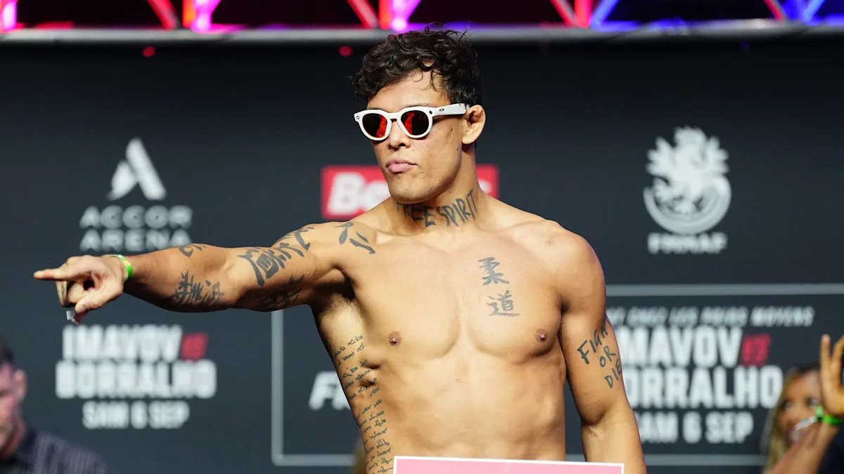 If Caio Borralho’s calculations are correct, UFC Paris is his springboard to Khamzat Chimaev