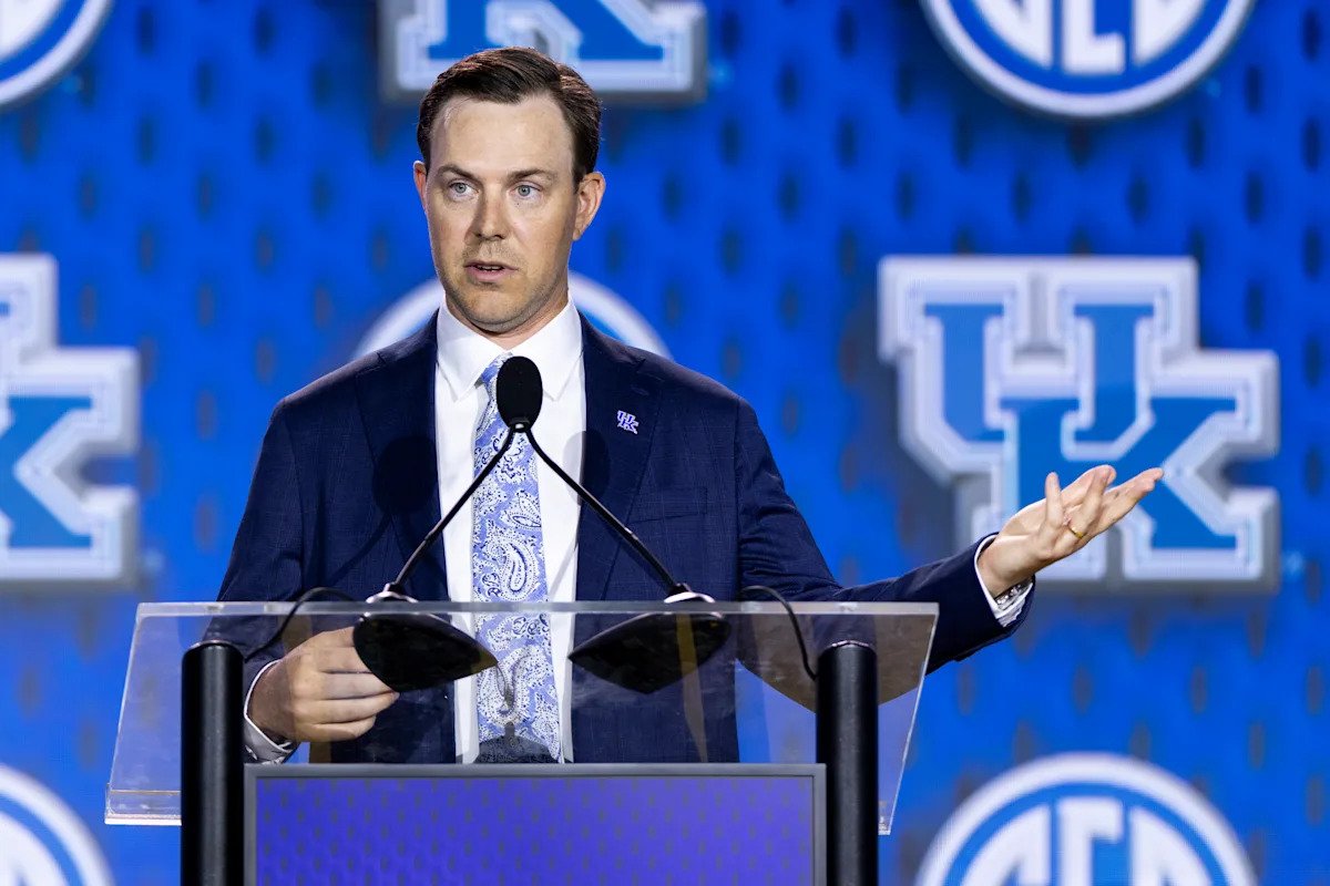 New Kentucky head football coach Will Stein confidently believes Wildcats will win ‘because of me’ New Kentucky head football coach Will Stein confidently believes Wildcats will win ‘because of me’