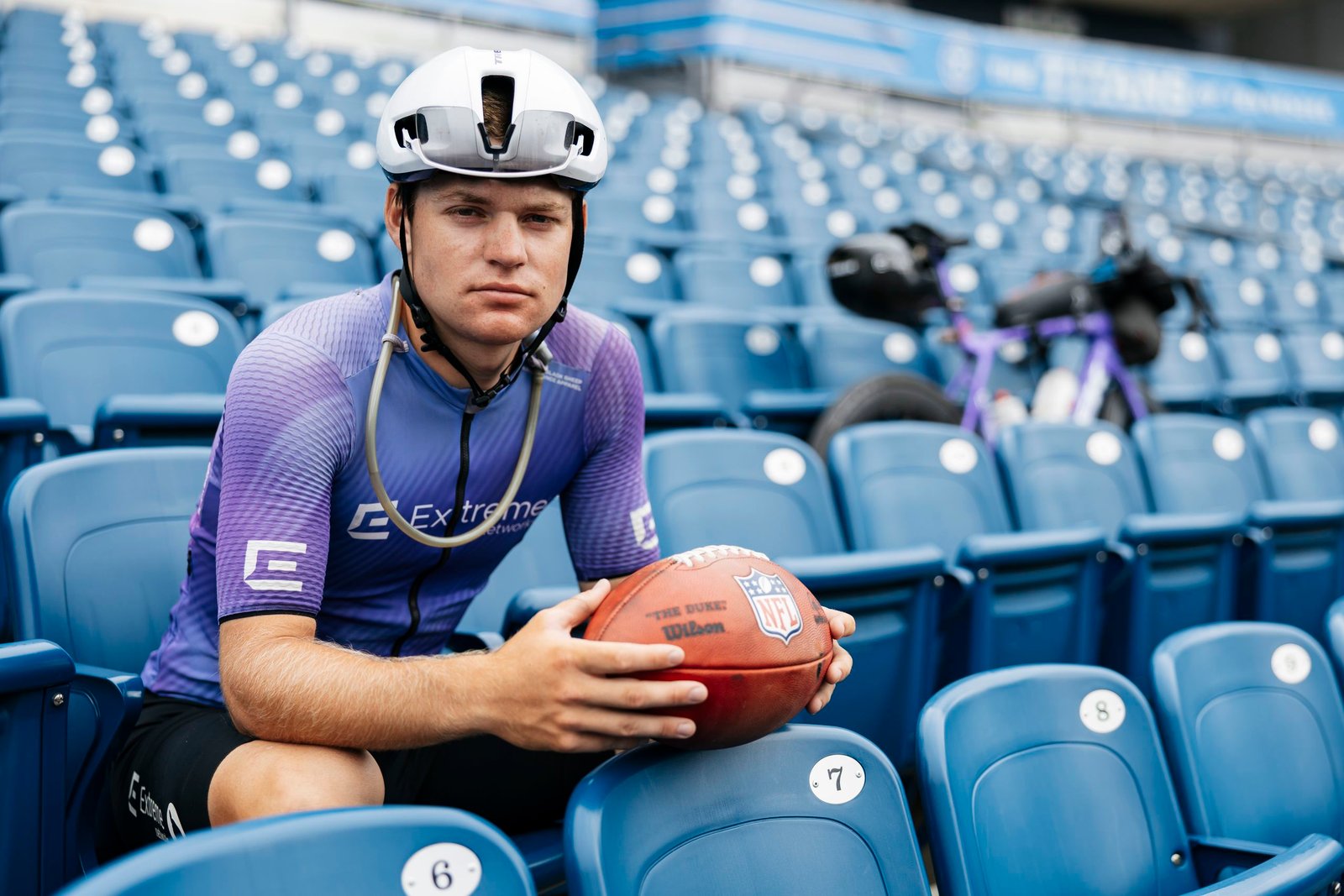 'You don’t often see someone biking around with a football' – Meet the endurance cyclist attempting a 10,000-mile all-American odyssey 'You don’t often see someone biking around with a football' – Meet the endurance cyclist attempting a 10,000-mile all-American odyssey