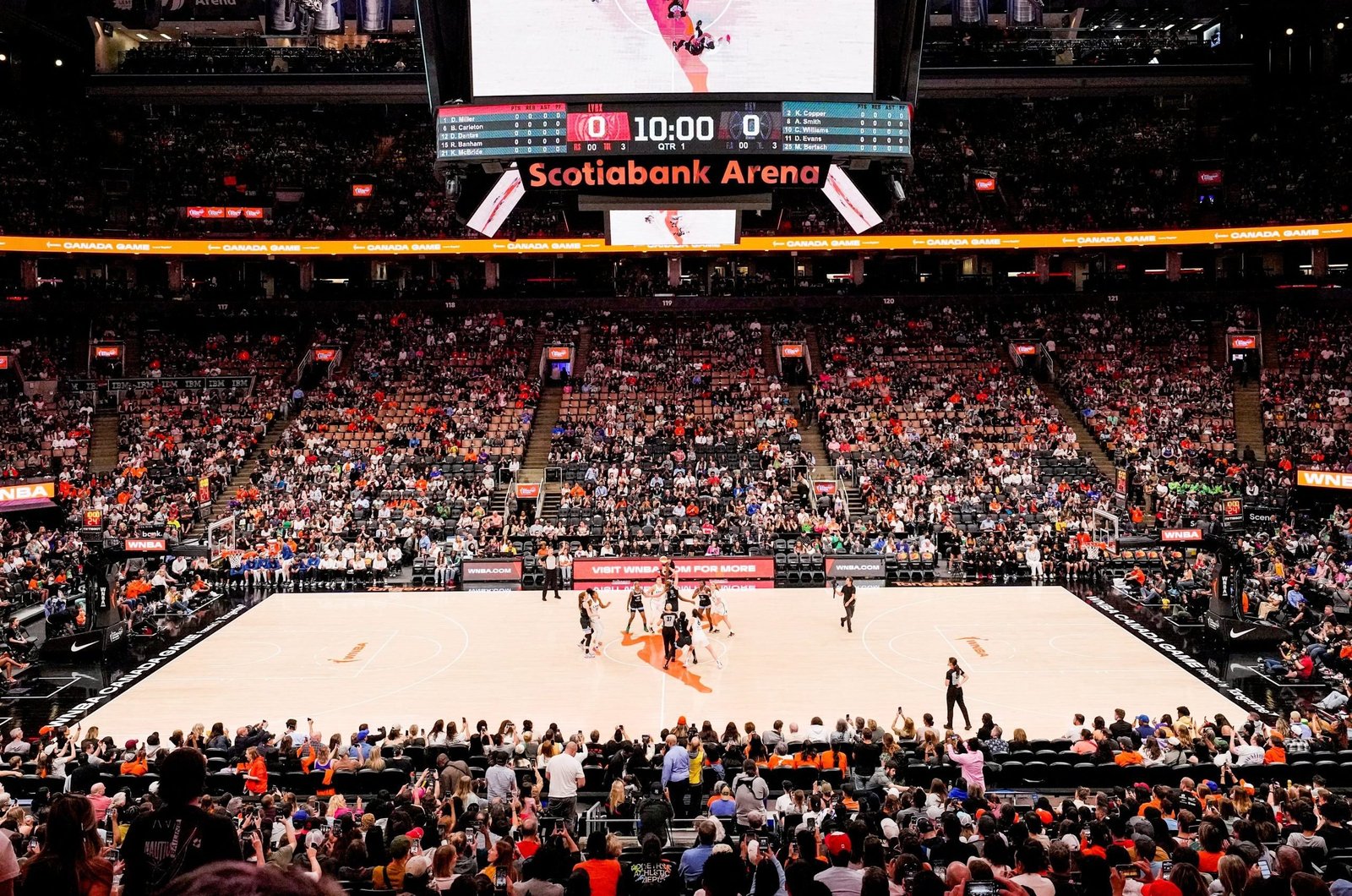 WNBA game paused after player’s wig slips off WNBA game paused after player’s wig slips off