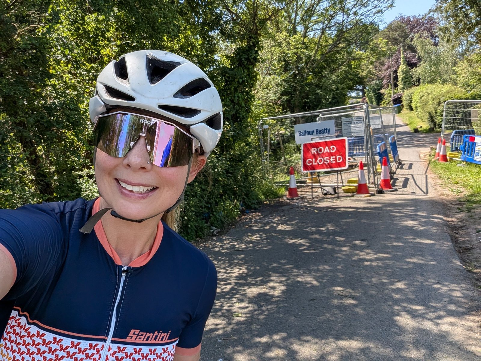 Is this the most ‘cyclist-friendly’ road closure ever? Obviously not, but it made me feel safer and happier on my bike Is this the most ‘cyclist-friendly’ road closure ever? Obviously not, but it made me feel safer and happier on my bike
