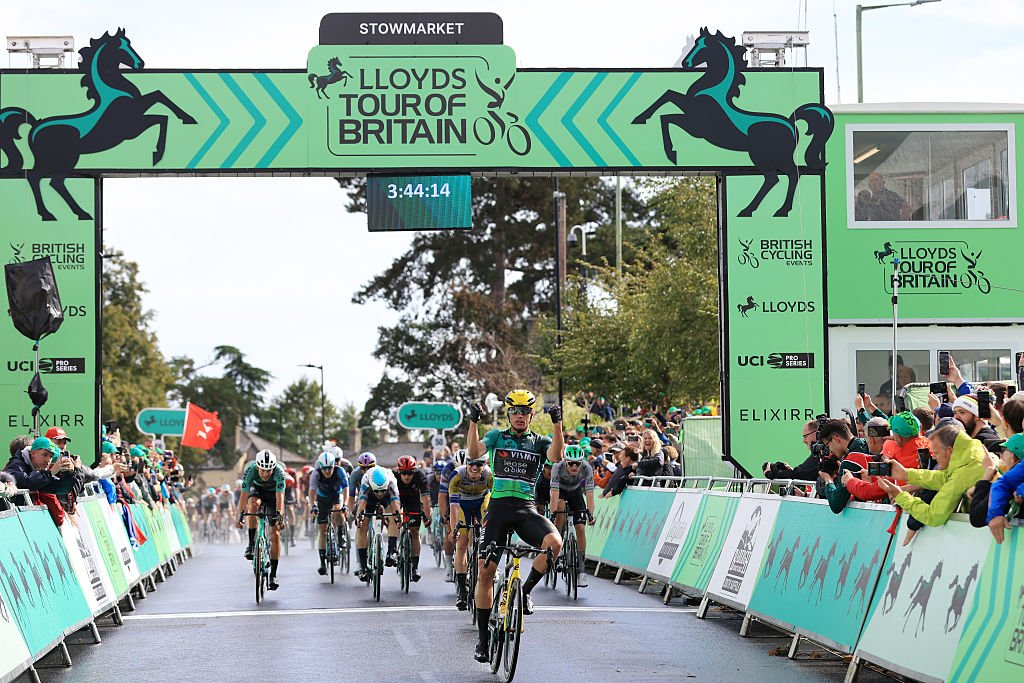 ‘I went and I was the fastest’ – Olav Kooij storms to second win in a row on stage two of Tour of Britain Men in Stowmarket