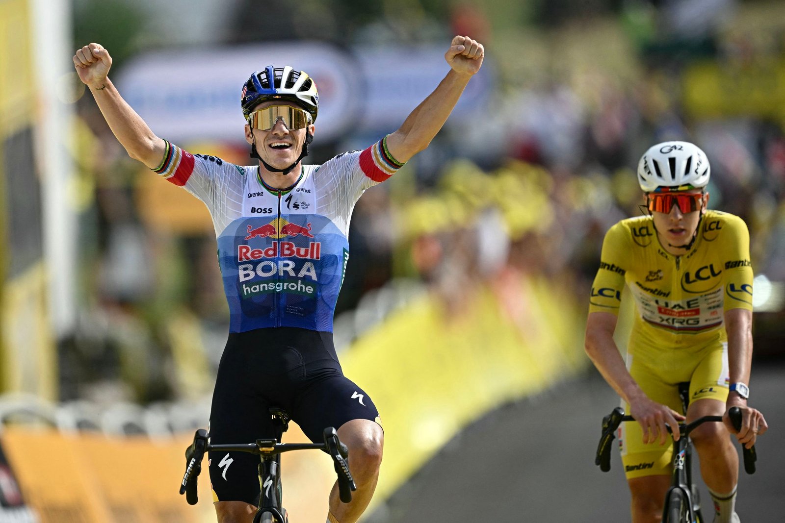 ‘I’m literally trembling from emotion’ – Remco Evenepoel wins first Tour de France road stage atop Plateau de Solaison ‘I’m literally trembling from emotion’ – Remco Evenepoel wins first Tour de France road stage atop Plateau de Solaison