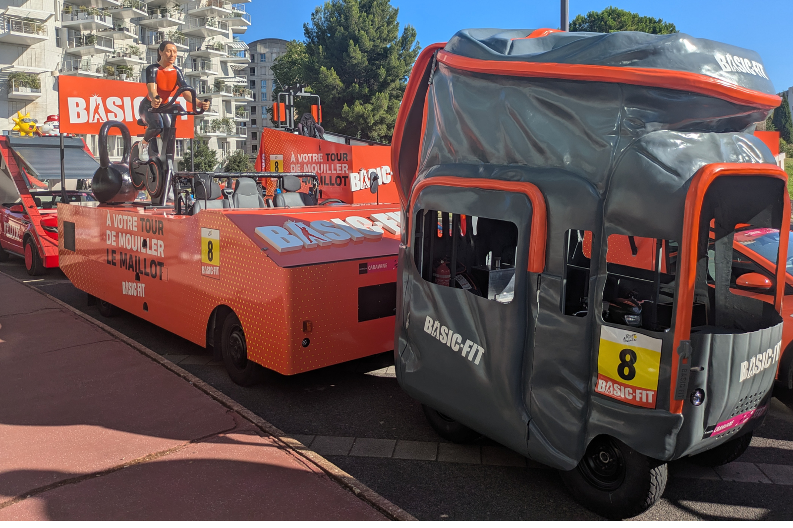 ‘We have a kind of power’ – a day on Mont Ventoux in the Tour de France publicity caravan