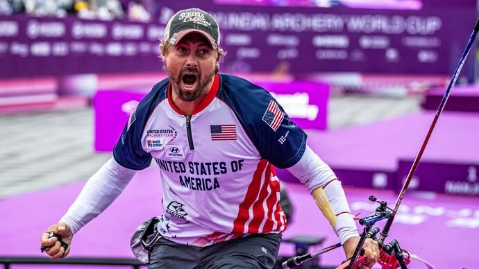Brady Ellison roars to sixth World Cup Final victory in Nanjing